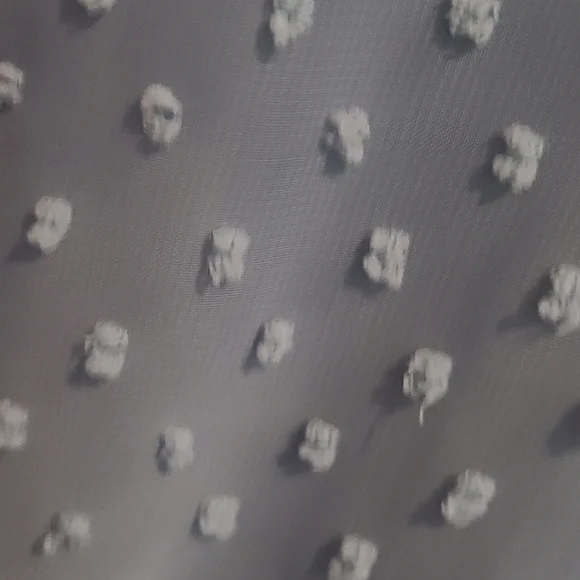 Lulu's Much Love Light Blue Swiss Dot Long Sleeve Tie-Front Mini Dress - Picture 8 of 8